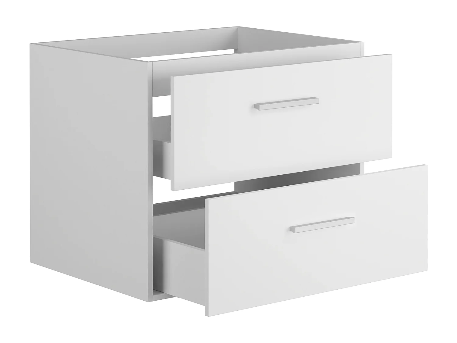 Meuble sous vasque suspendu - Coloris blanc  - 60 cm - KAYLA