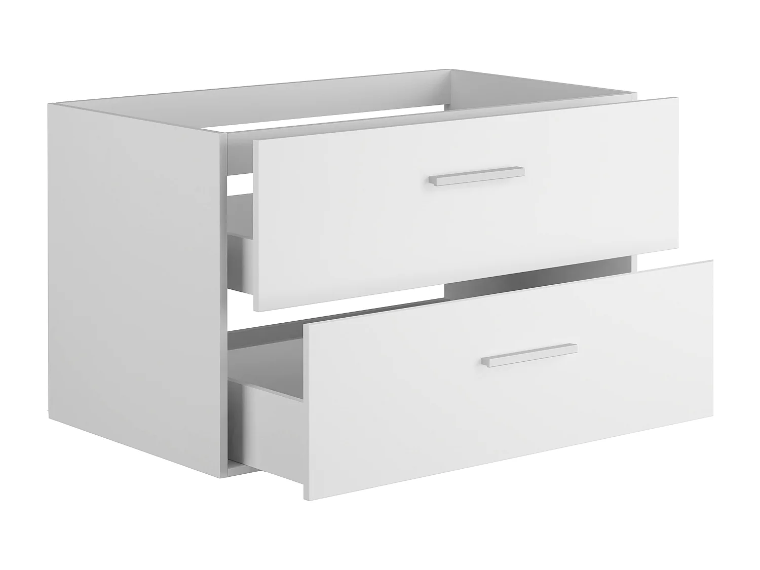 Zwevend wastafelmeubel - Wit - 80 cm - KAYLA