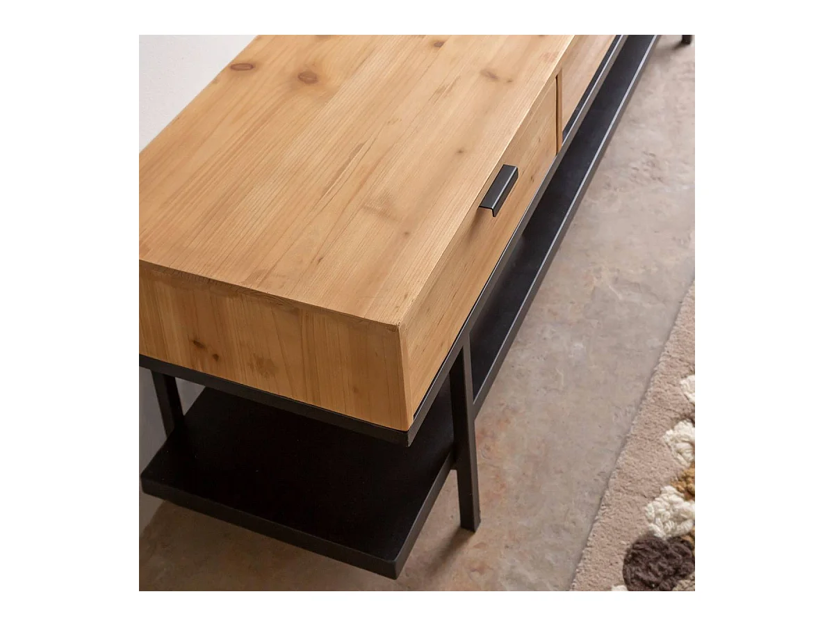 Meuble TV en bois de sapin Enola