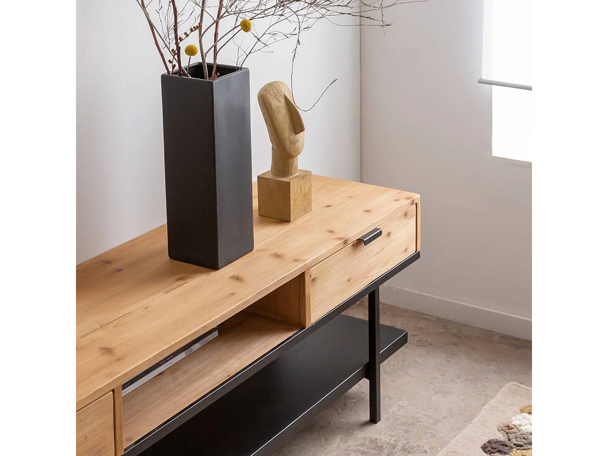 Meuble TV en bois de sapin Enola