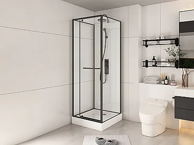 Cabine de douche installation réversible - SAVITO