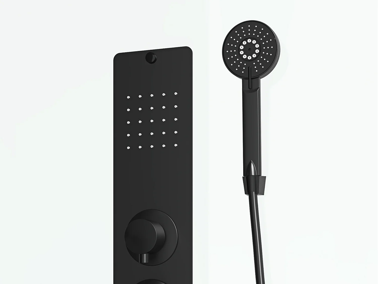 Douchecabine massagefunctie - Omkeerbare installatie - L110 x B80 x H215 cm - FOMIRA