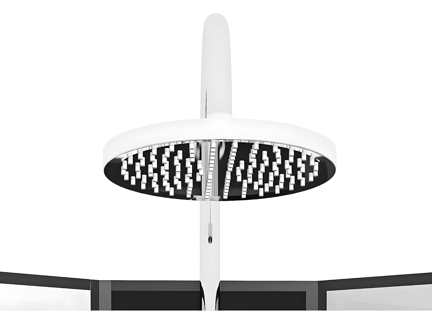 Hoekdouchecabine met massagefunctie - L80 x B80 x H225 cm - KIVORA