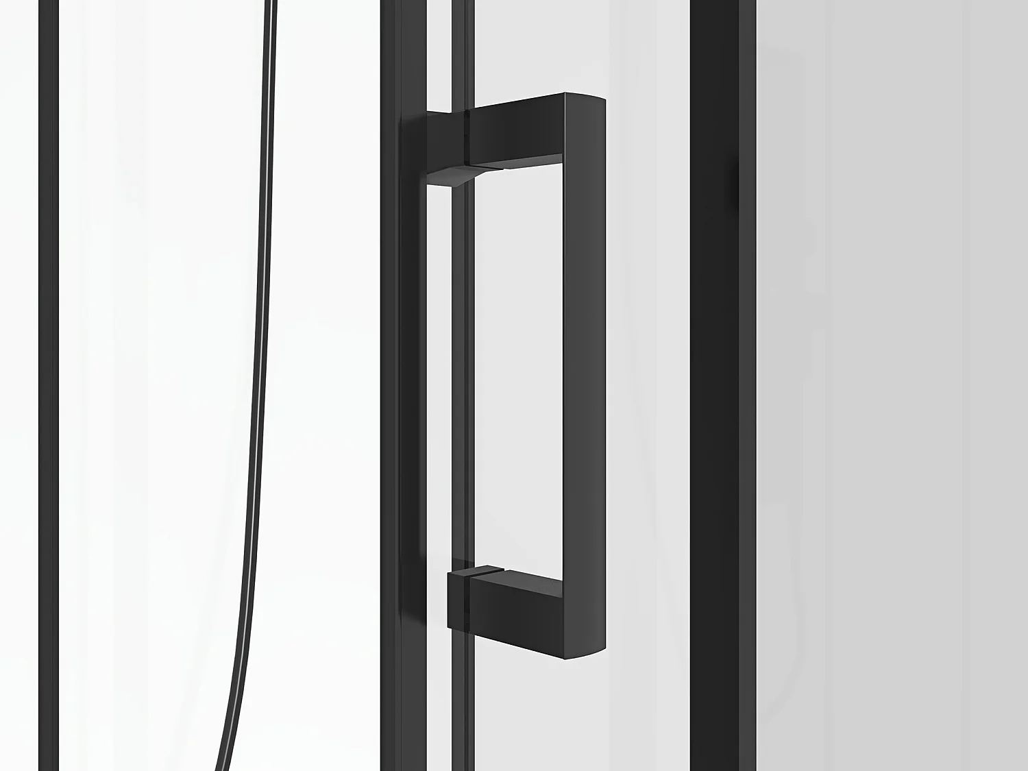 Cabine de douche hydromassante rectangulaire - Installation réversible - L110 x l80 x H215 cm - SULIPA