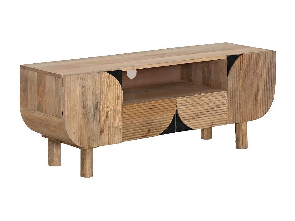 Meuble tv en bois de manguier Loëvan