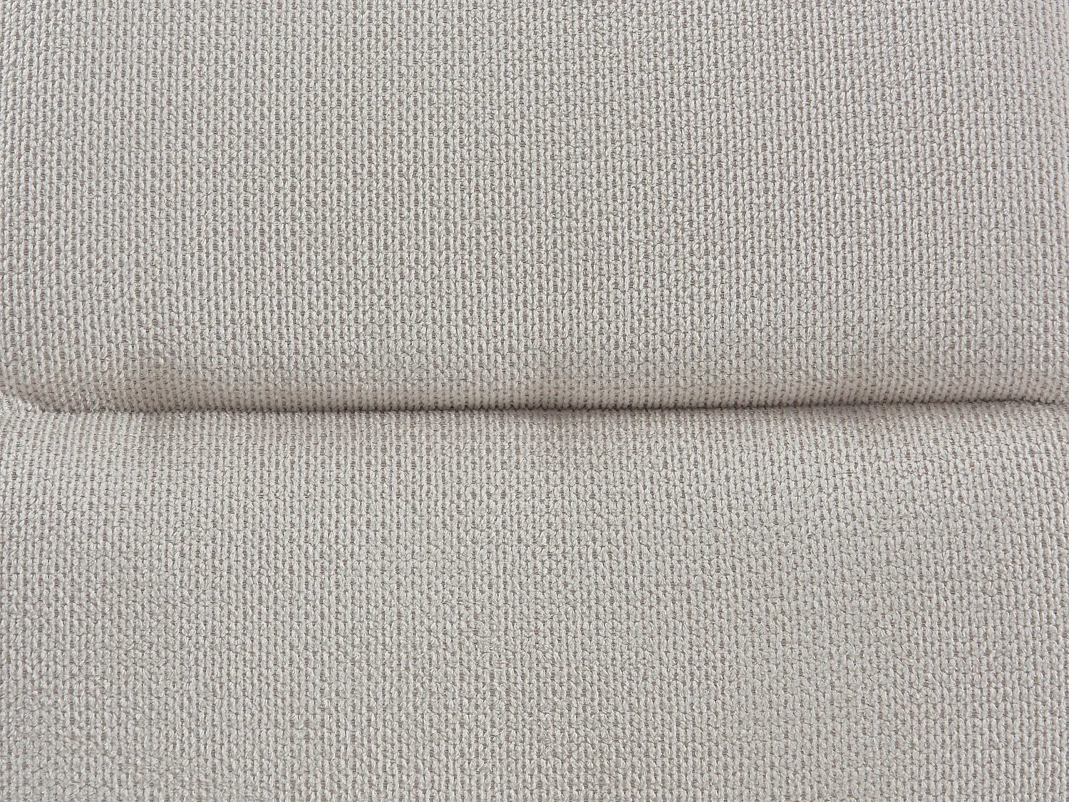 Lot de 2 chaises en tissu et métal noir - Crème - ETIVAL