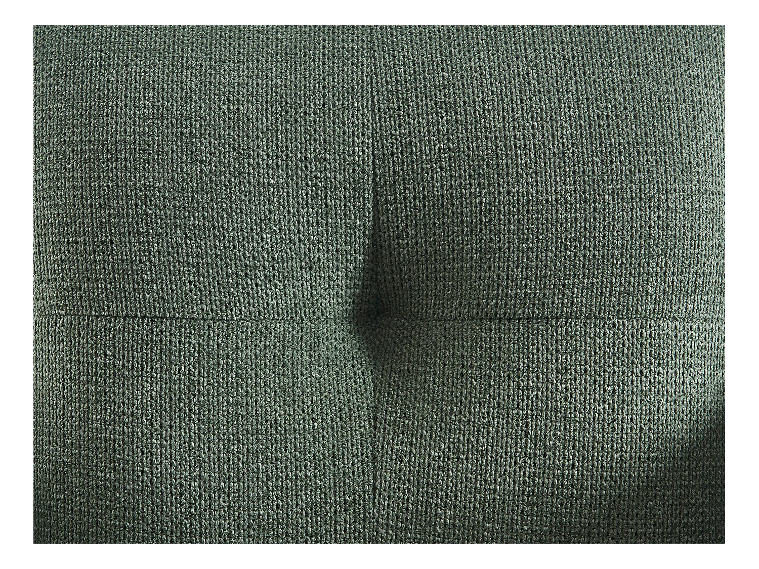 Lote de 2 sillas con reposabrazos de tela y metal negro - Verde - ZOLEVY