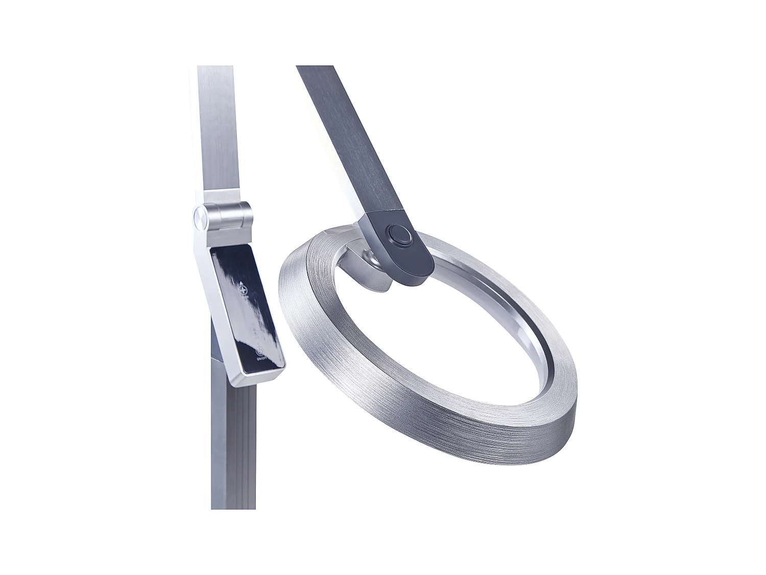 LED staande lamp CARINA Met dimmer Metaal Zilver