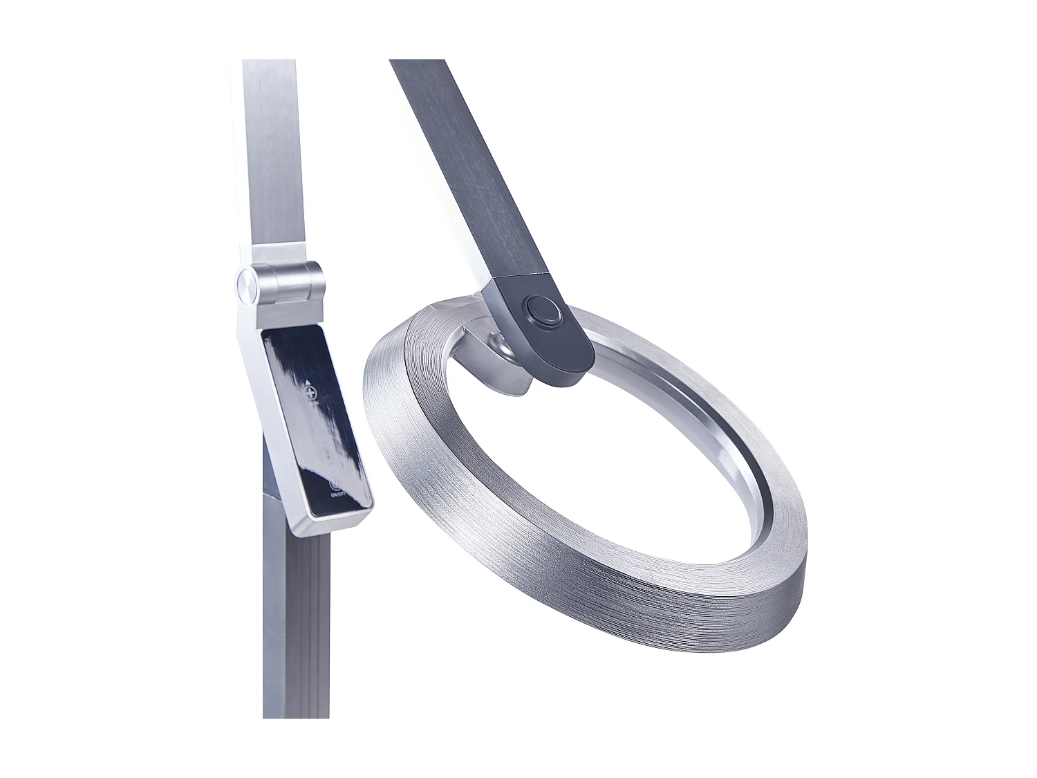 Lampadaire LED CARINA Avec variateur Métal Argenté