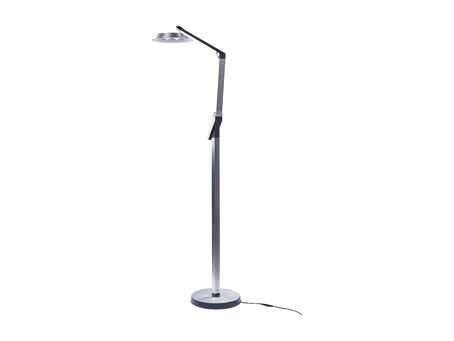 Lampadaire LED CARINA Avec variateur Métal Argenté