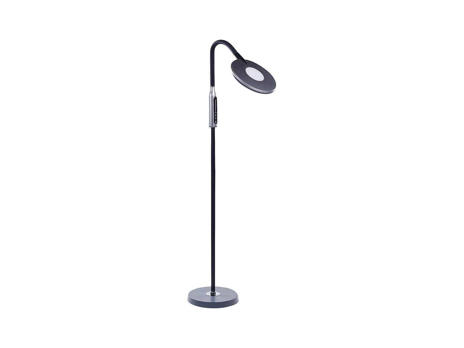 Lampada da terra a LED CASSIOPEIA con dimmer Metallo Nero