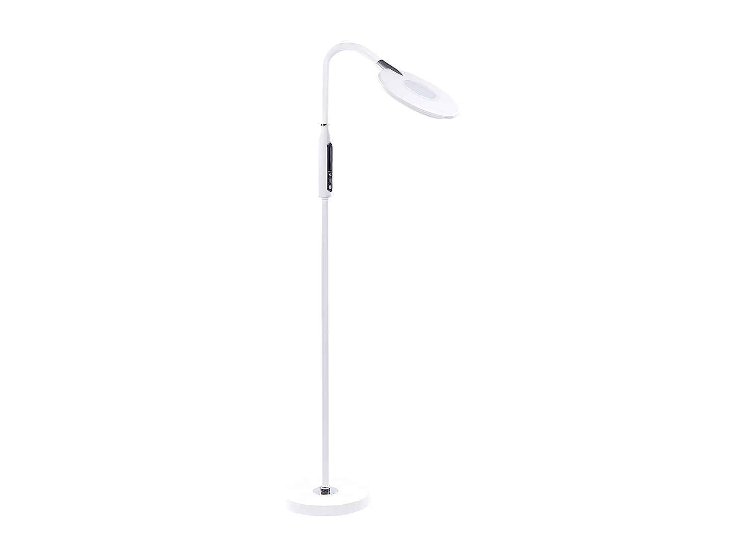 LED staande lamp CASSIOPEIA Met dimmer Metaal Wit