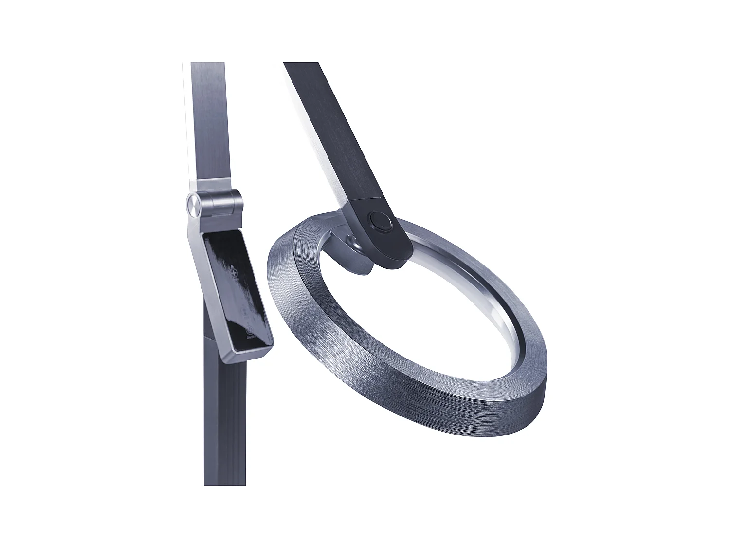 Lámpara LED de pie CARINA con regulador de intensidad Metal Gris oscuro