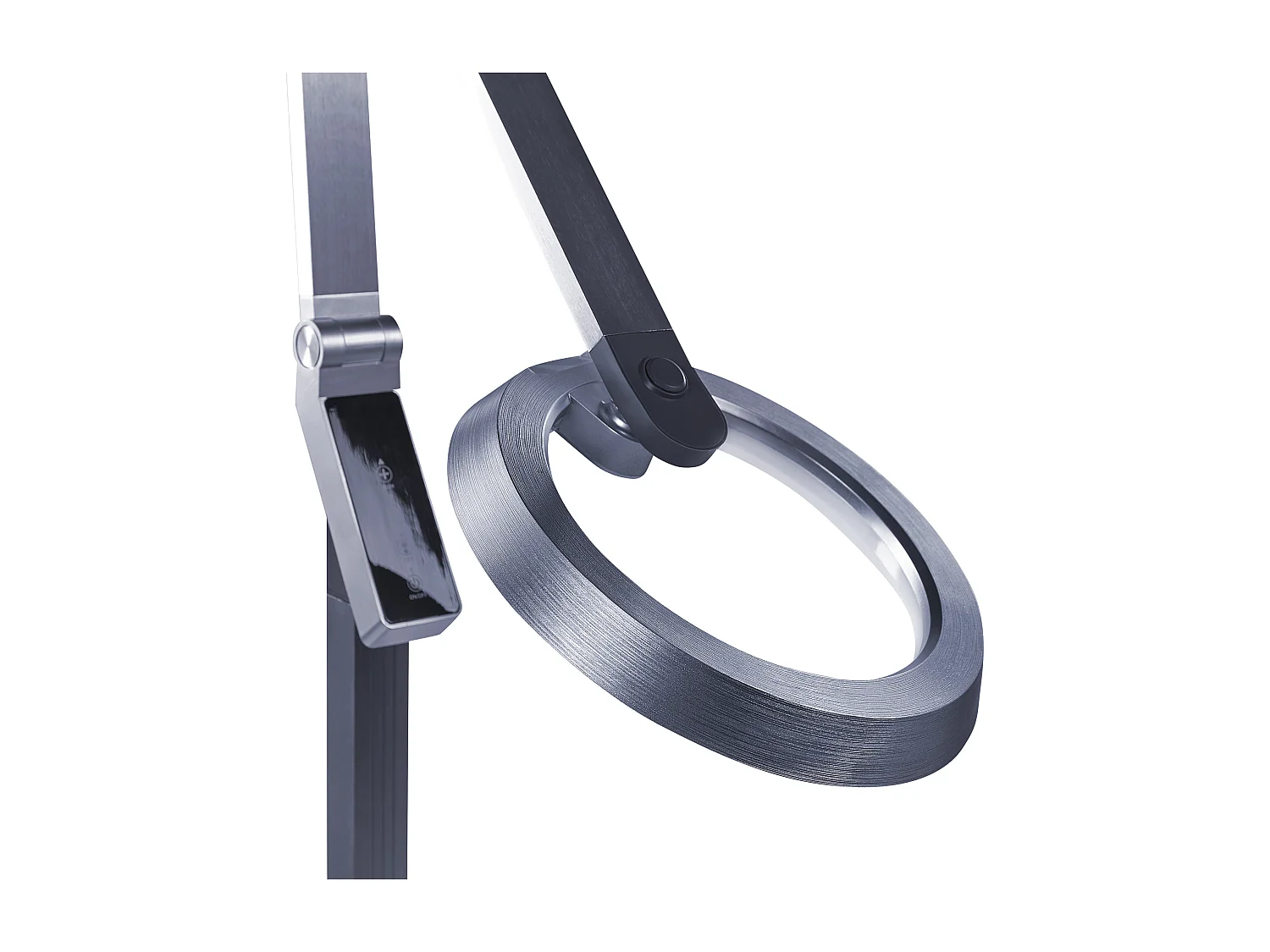 LED staande lamp CARINA Met dimmer Metaal Donkergrijs