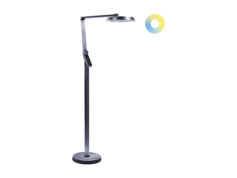 Lampadaire LED CARINA Avec variateur Métal Gris foncé