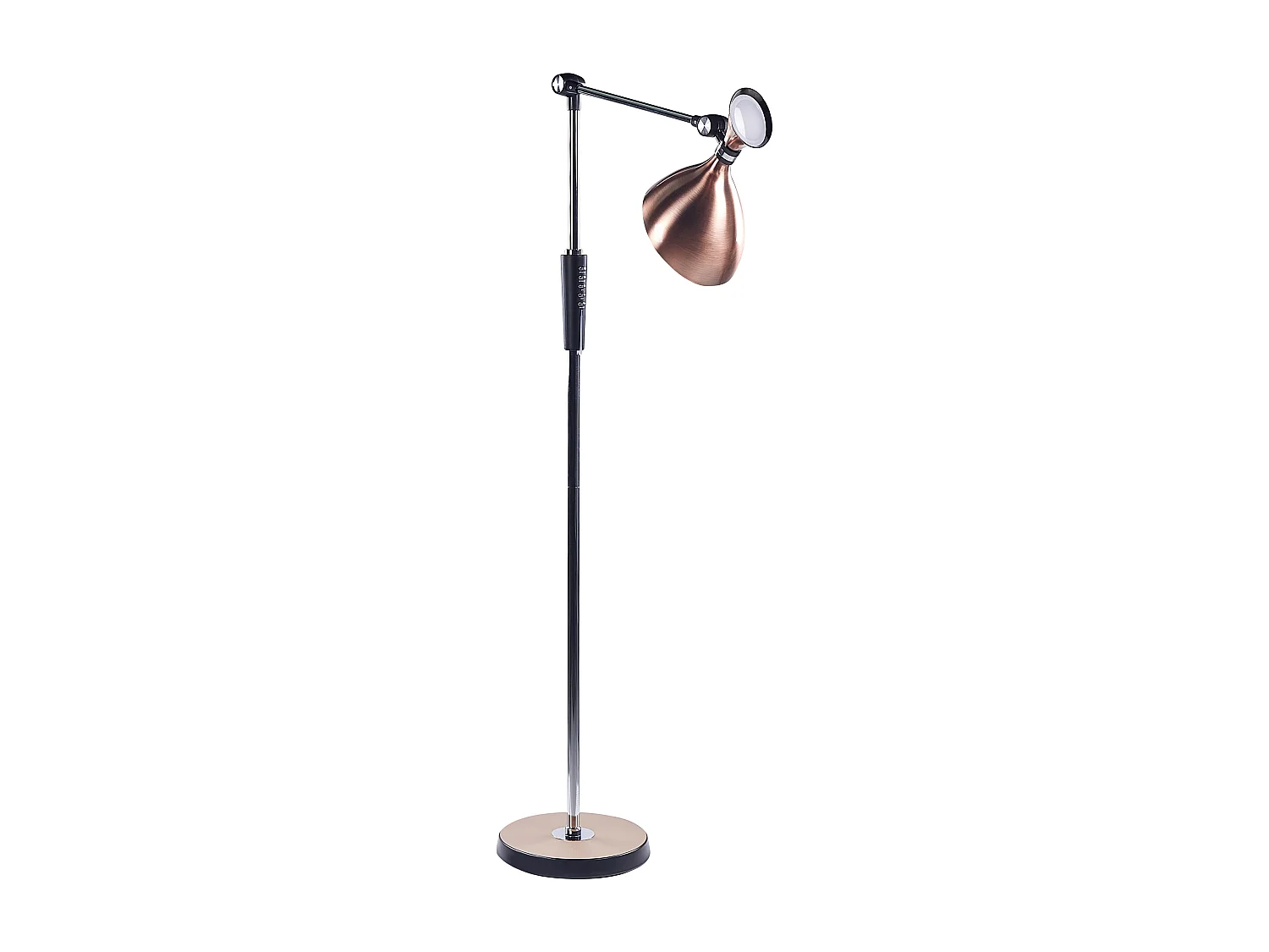 Lampadaire LED ANDROMEDA Avec variateur Métal Cuivré