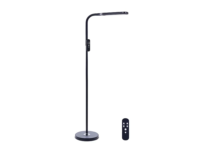 Lampadaire LED ARIES Avec variateur Métal Noir
