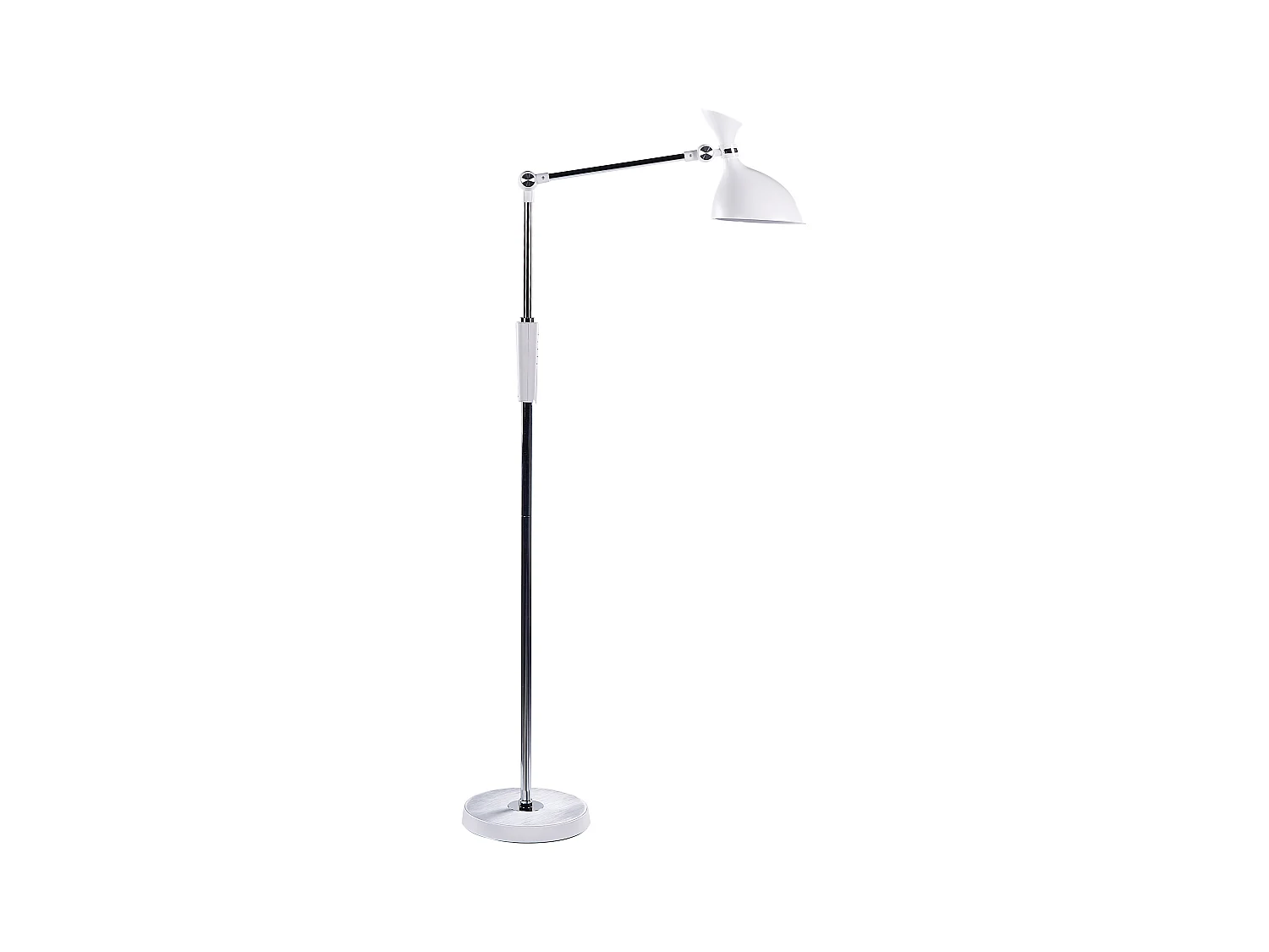 LED staande lamp ANDROMEDA Met dimmer Metaal Wit