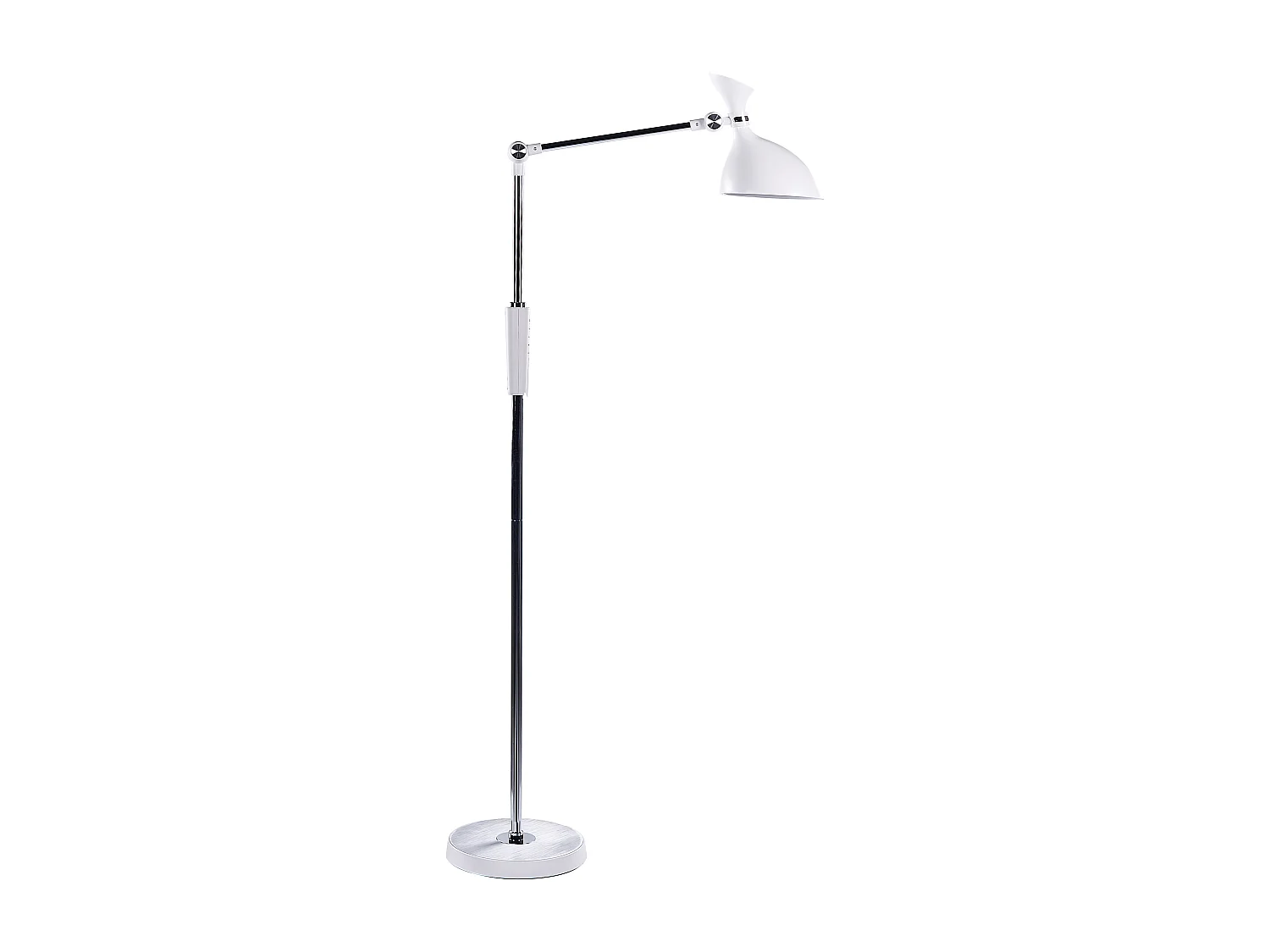 Lampada da terra a LED ANDROMEDA con dimmer Metallo Bianco