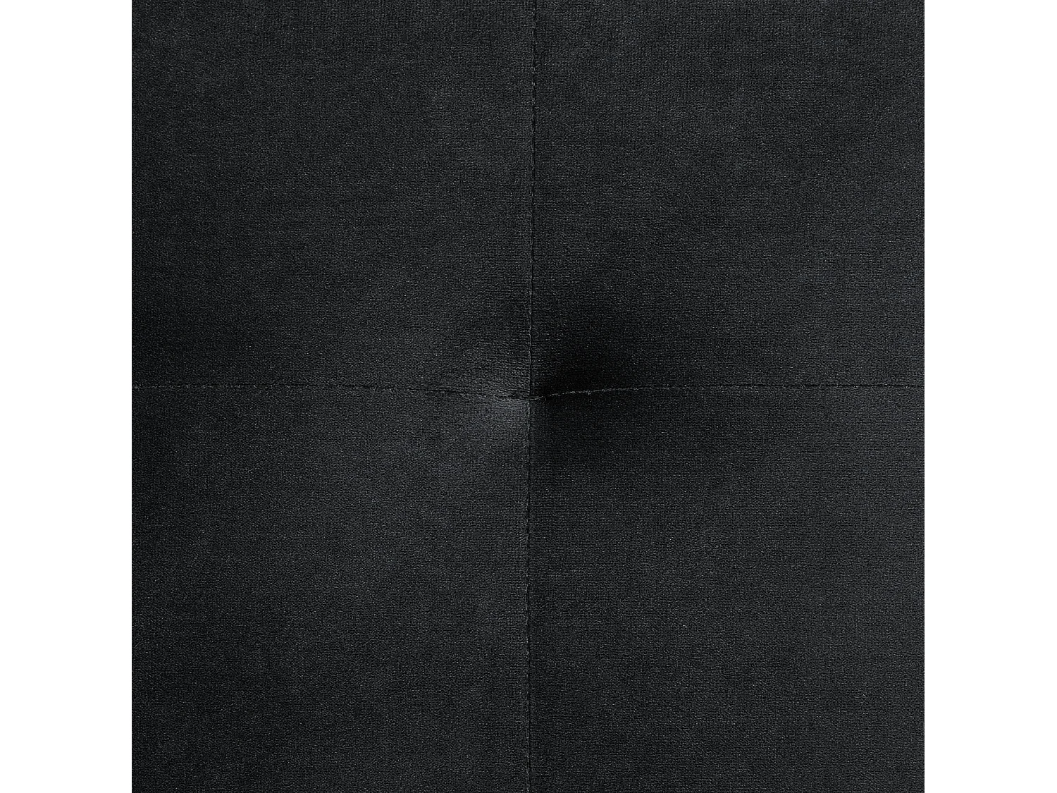 Canapé Angle à gauche en Velours Noir Elégant 4 Places Dossier Réglable Aberdeen