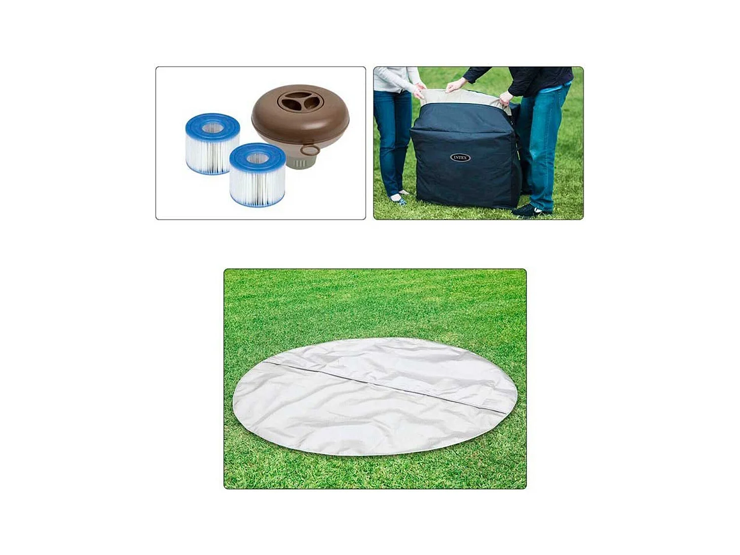 Spa Pure Bubble Massage - Beige - 196 x 71 cm