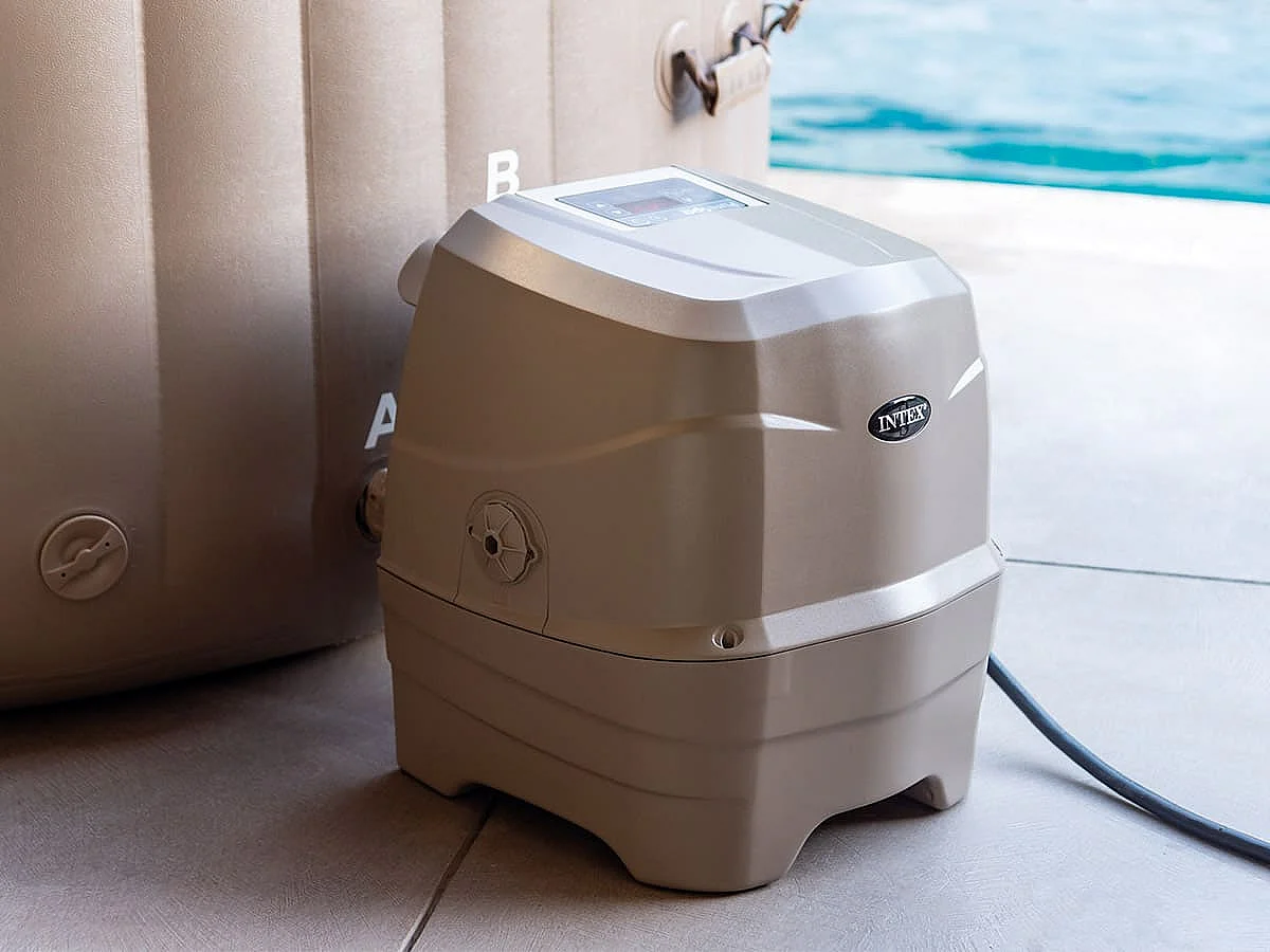 Spa hinchable PureSpa Intex 795L sistema de burbujas con accesorios Ø196x71 cm