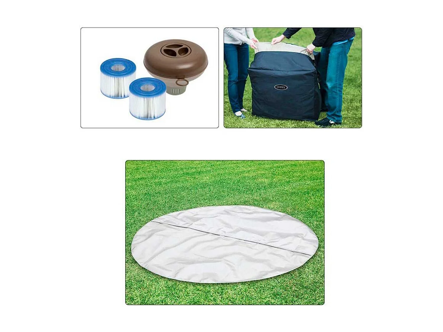 Spa Pure Bubble Massage - Beige - 196 x 71 cm