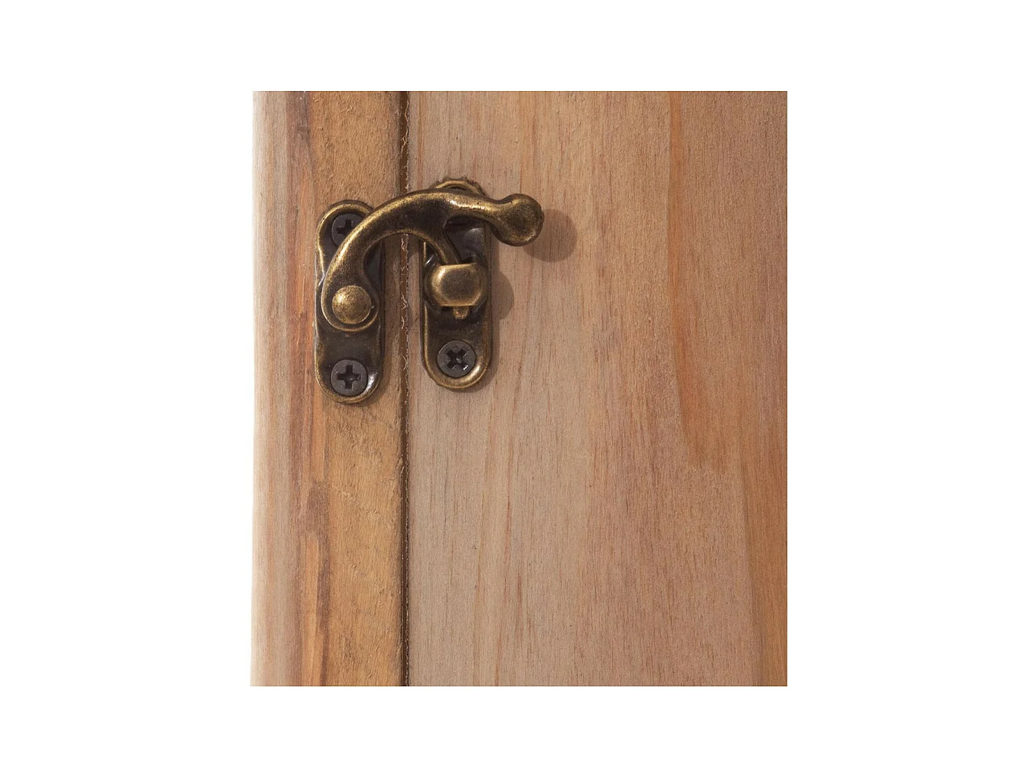 Boîte à clés murale rétro vintage en bois H 38 cm