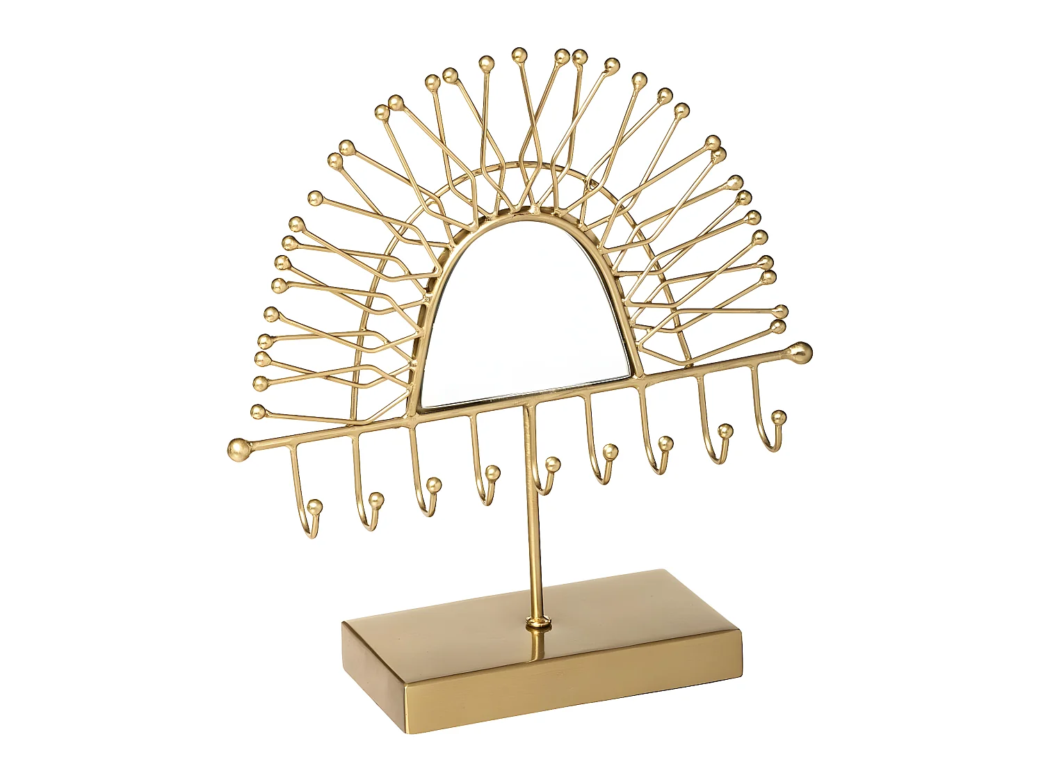 Présentoir Porte Bijoux avec Miroir H 26 cm