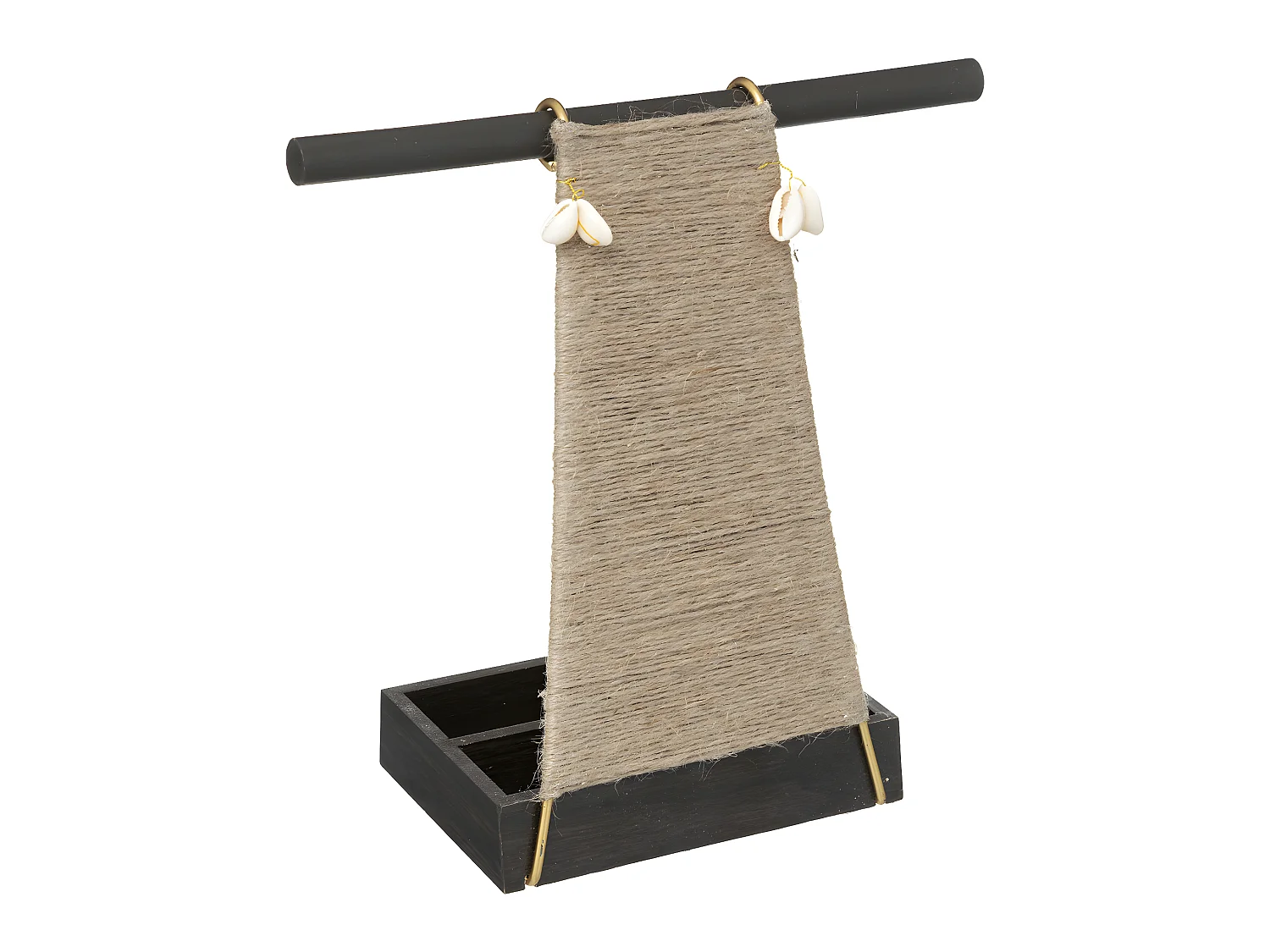 Porte-bijoux Tropiques en métal et bois