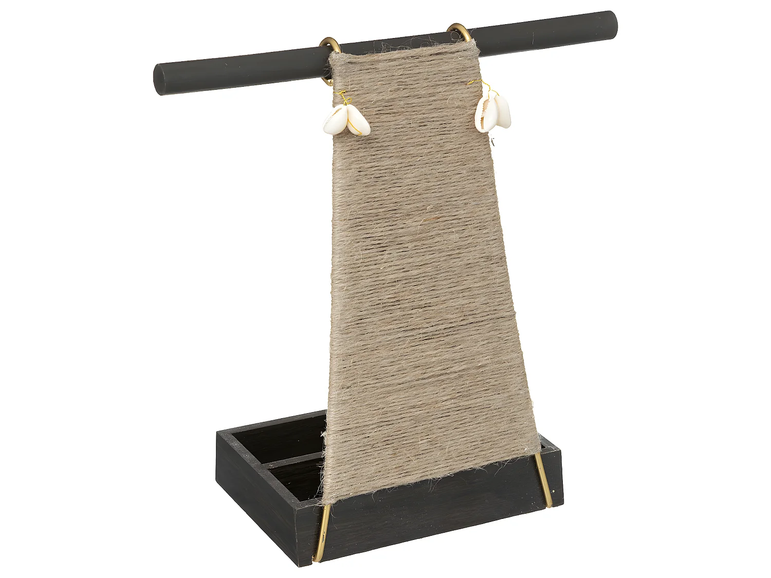 Porte-bijoux Tropiques en métal et bois