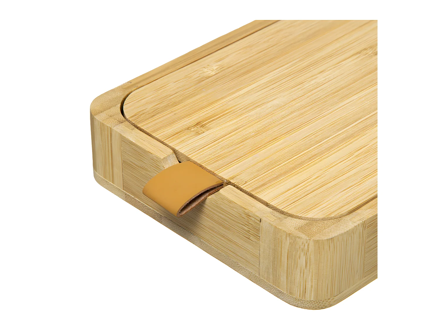 Boite à Bijoux compartimenté en Bambou avec Miroir