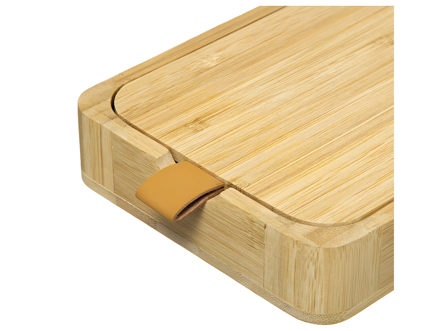 Boite à Bijoux compartimenté en Bambou avec Miroir