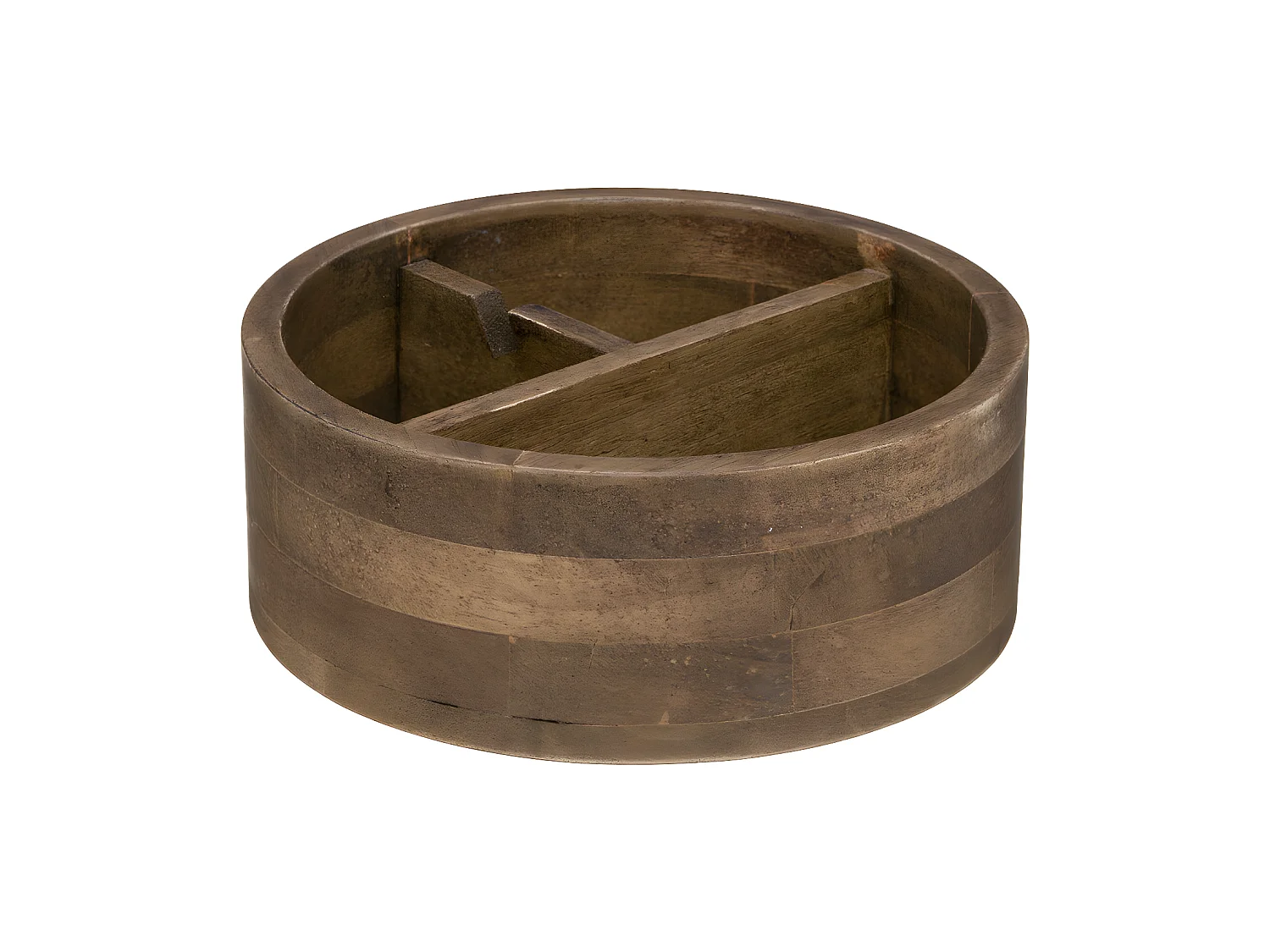 Boîte à bijoux en Bois avec Miroir  D 18 cm