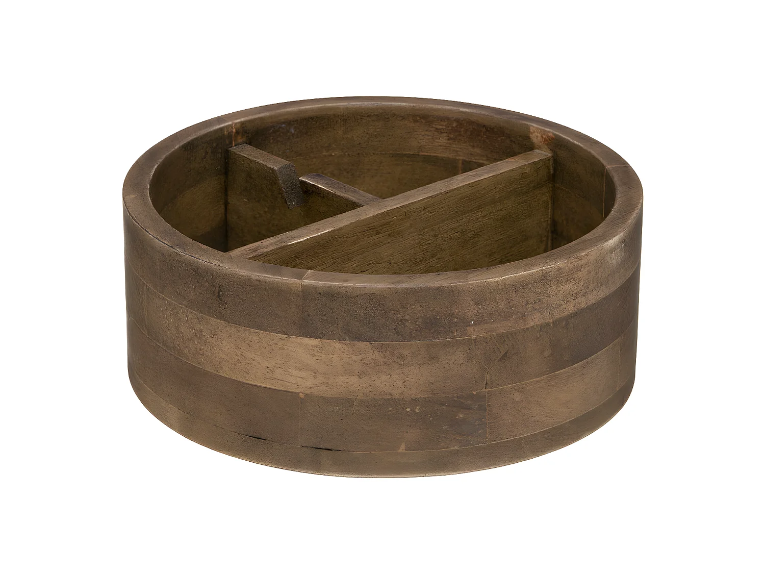 Boîte à bijoux en Bois avec Miroir  D 18 cm