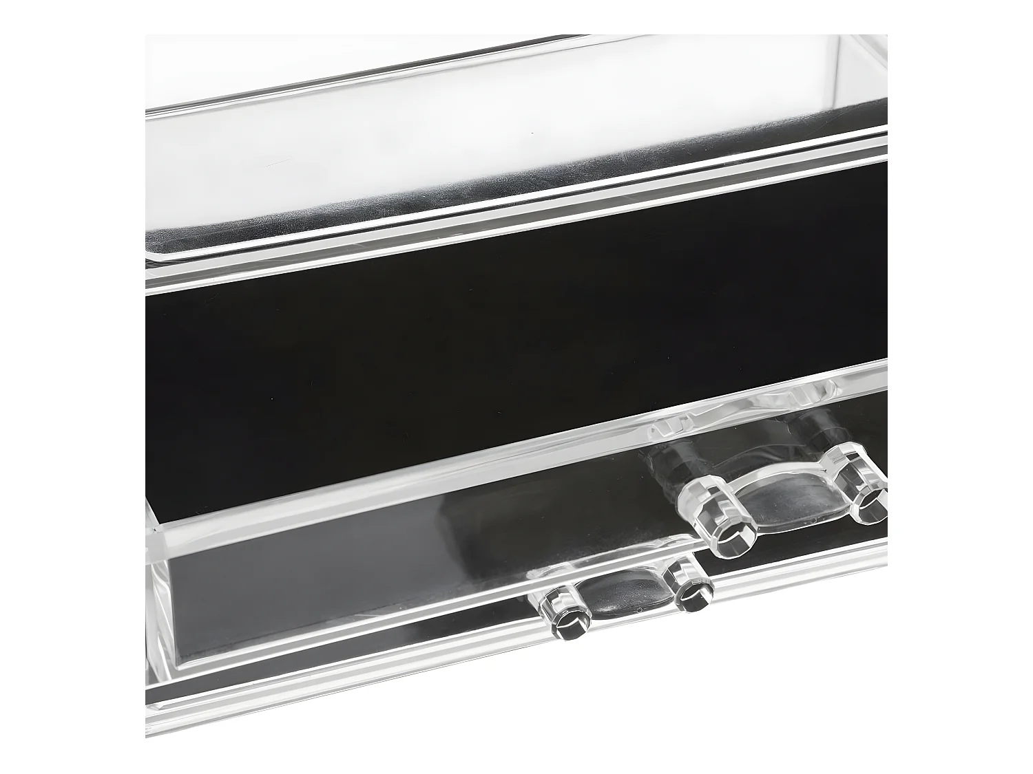 Boîte à Bijoux Transparente 3 tiroirs