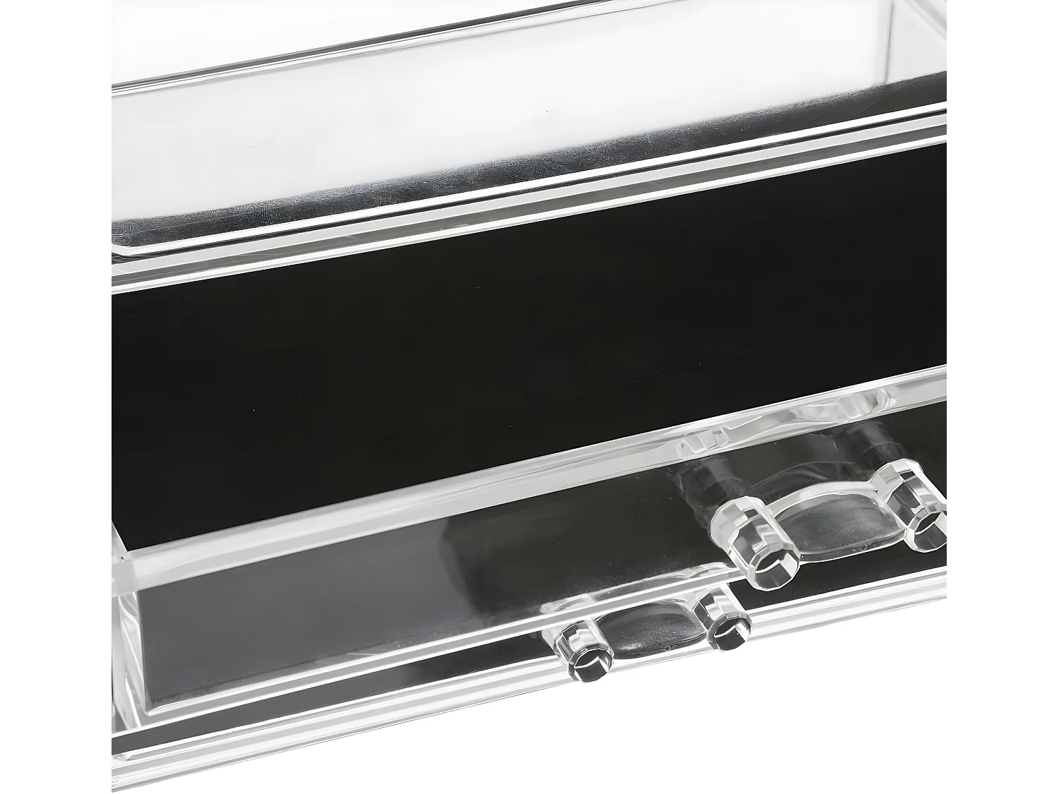 Boîte à Bijoux Transparente 3 tiroirs