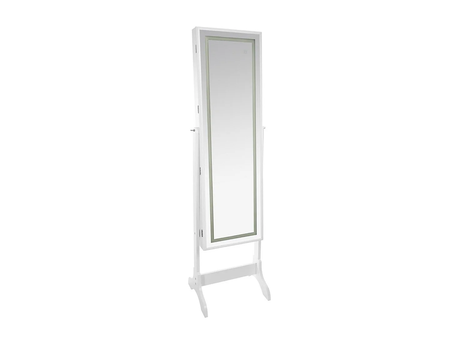 Espejo Joyero Alto Blanco Mate para Dormitorio