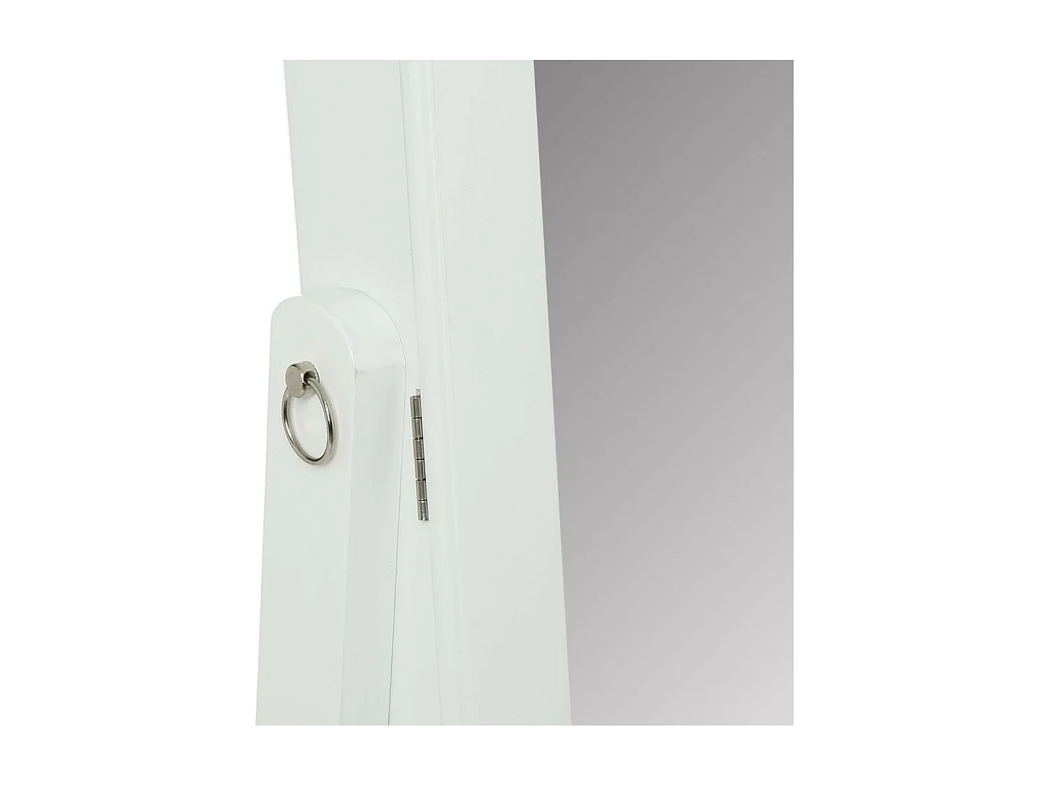 Espejo joyero MDF blanco 145x36.5x 34.5cm