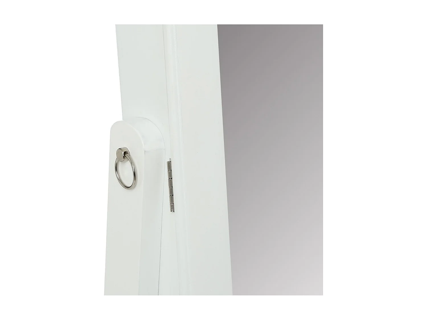 Espejo joyero MDF blanco 145x36.5x 34.5cm