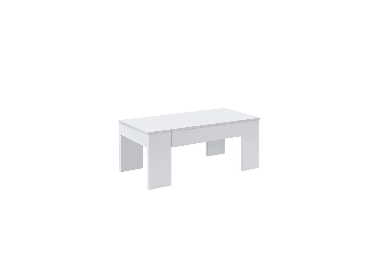 Mesa de centro de baixo custo Blanco Artik (Blanco Mate)