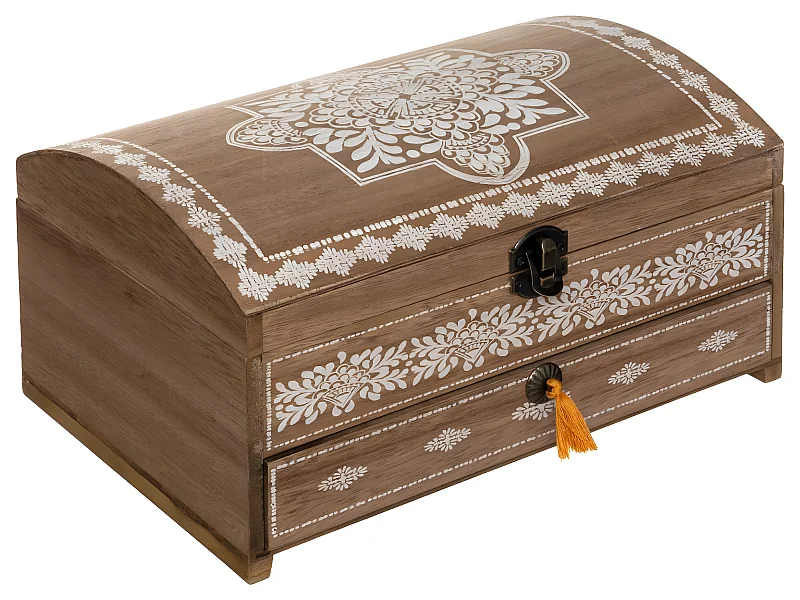 Boite à couture en Bois décoré avec tiroir