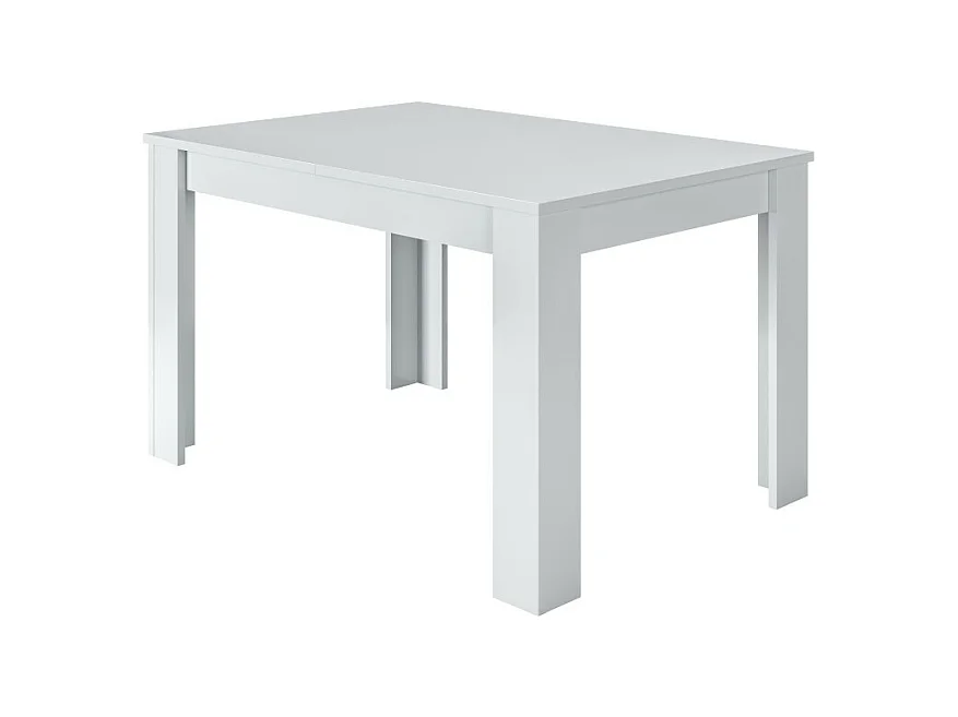 Mesa de jantar extensível Kendra 140 Blanco Artik (Blanco Mate)