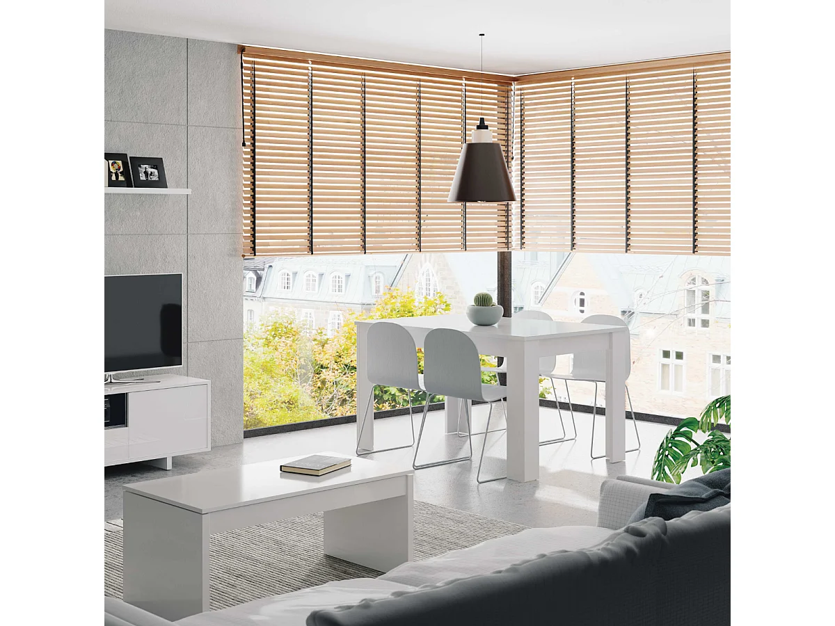 Tavolo da pranzo allungabile L140 a 190 cm - KENDRA