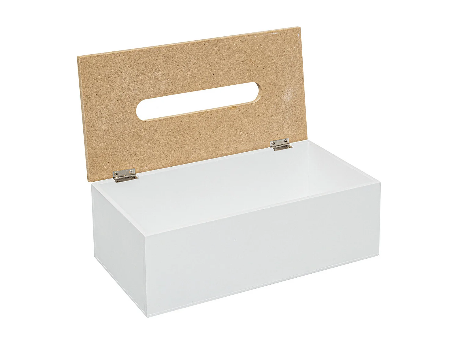 Boîte à Mouchoirs en bois Blanc