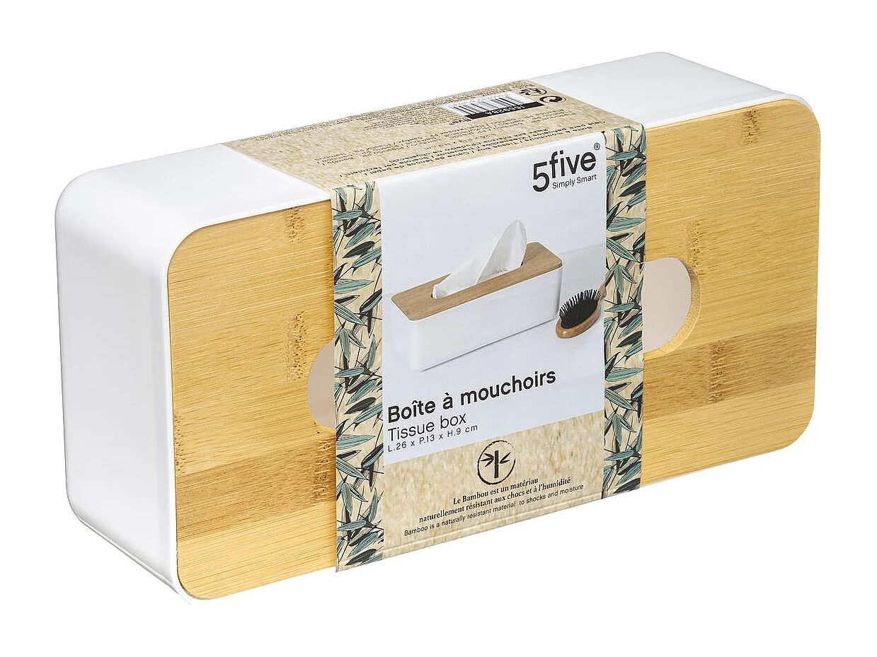 Natürliches Taschentuchbox 26 x 13,2 x 8,5 cm