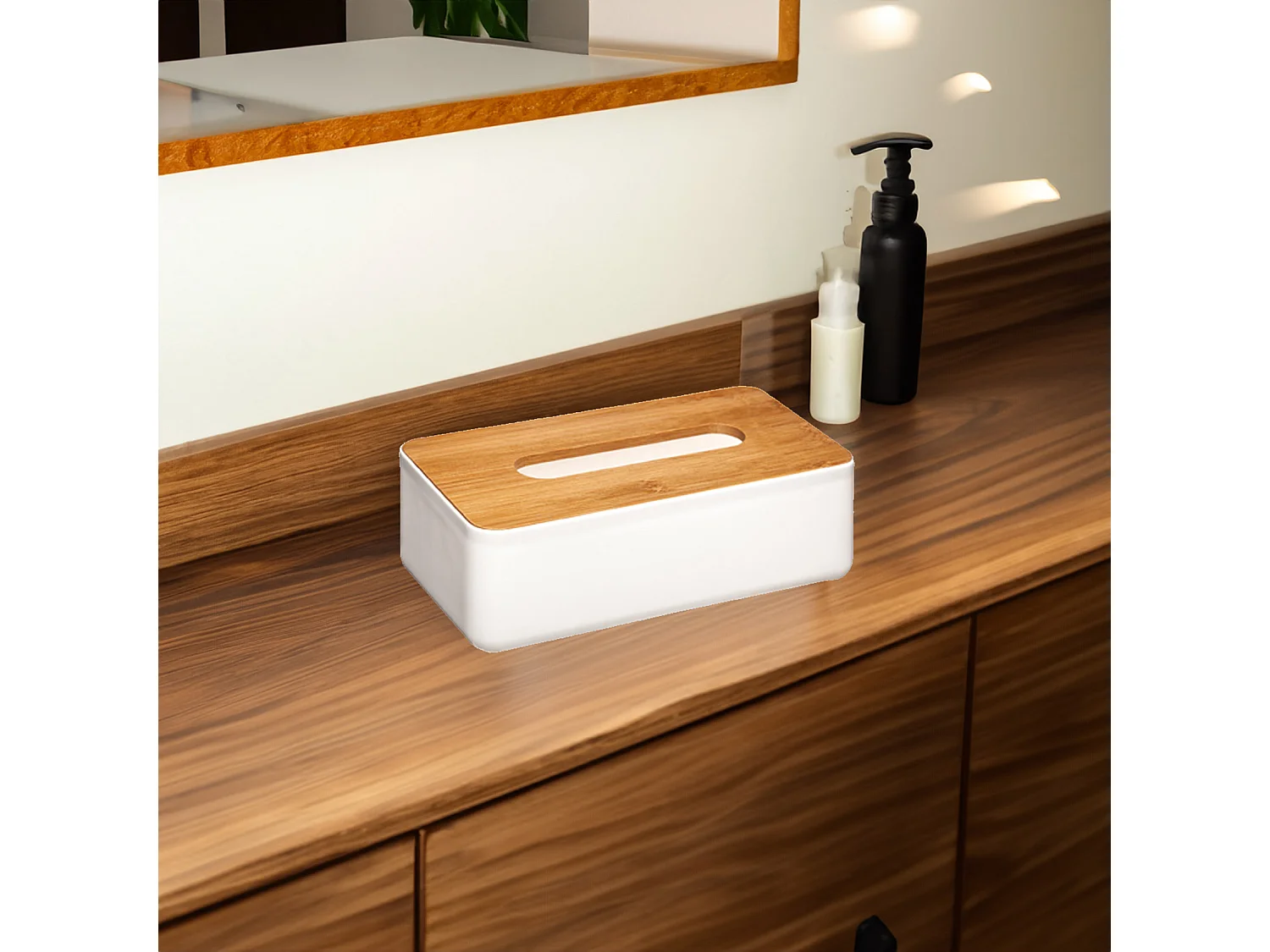 Natürliches Taschentuchbox 26 x 13,2 x 8,5 cm