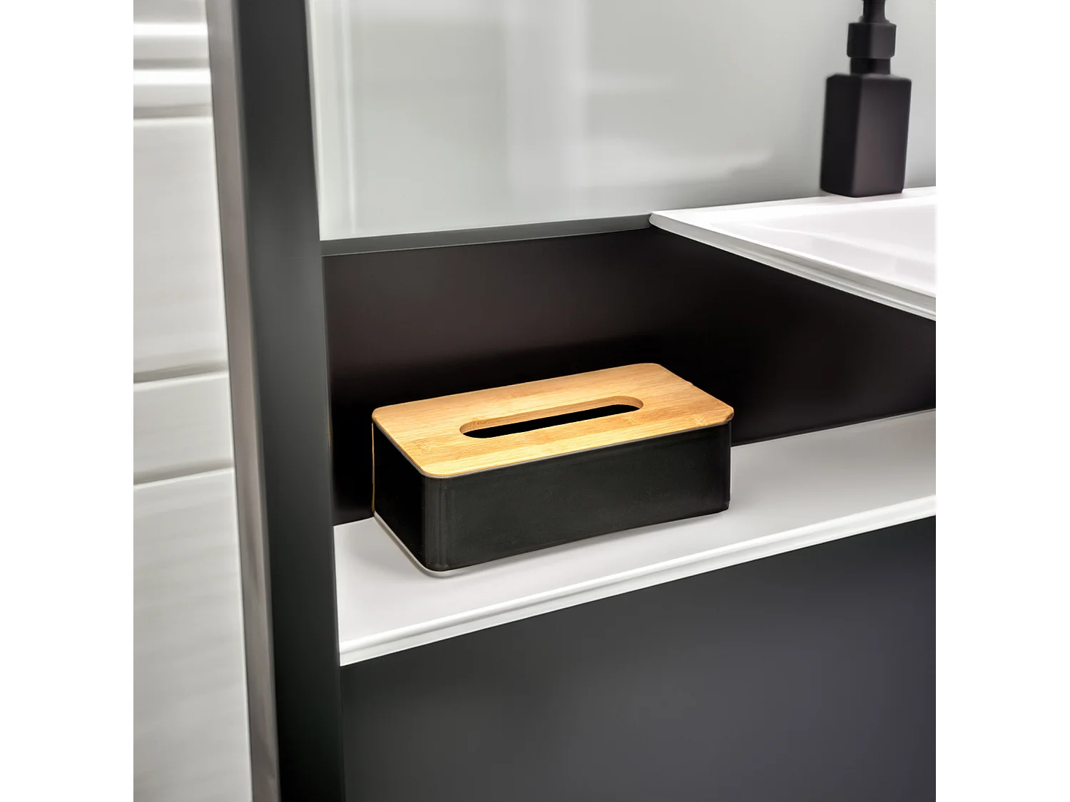 Natürliches Taschentuchbox 26 x 13,2 x 8,5 cm