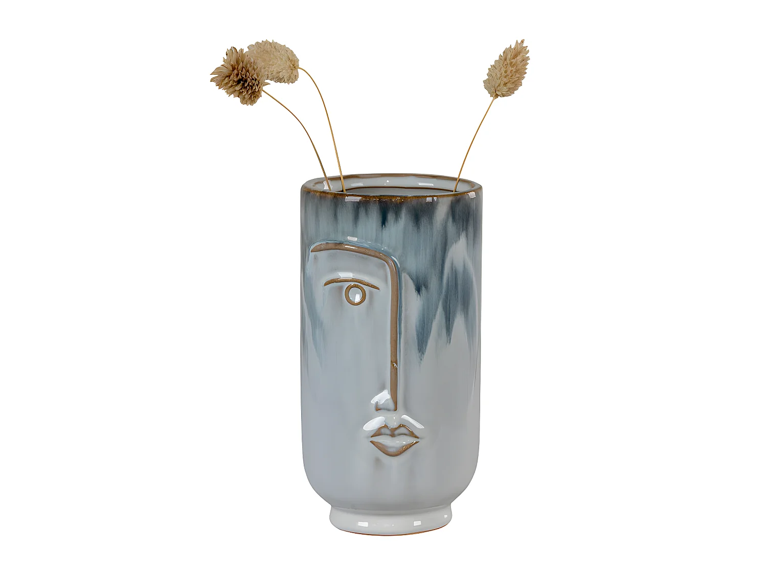 Alverca Vaasje keramiek blauw.