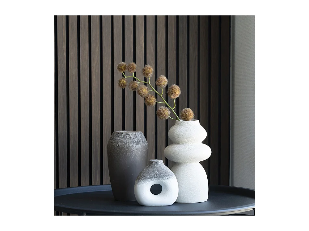 Oeiras Vase Keramik beige.